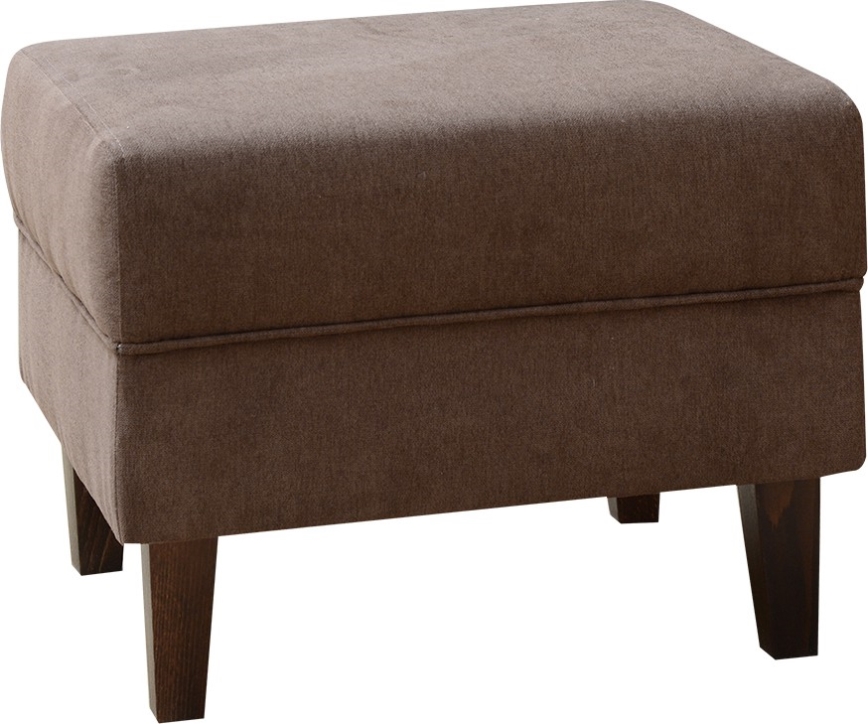 GALA Ottoman 46x54 cm Dark Brown