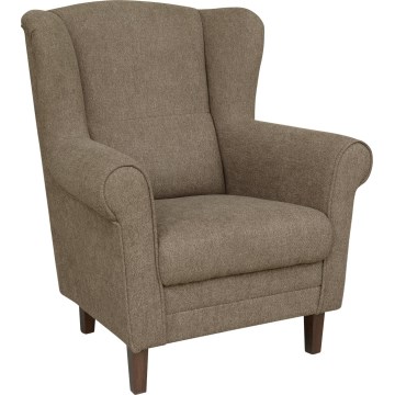 GALA Wingback Armchair, Brown