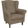GALA Wingback Armchair, Brown