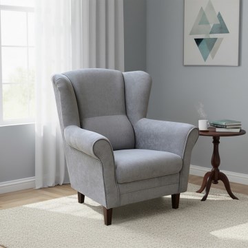 GALA Wingback Armchair, Gray