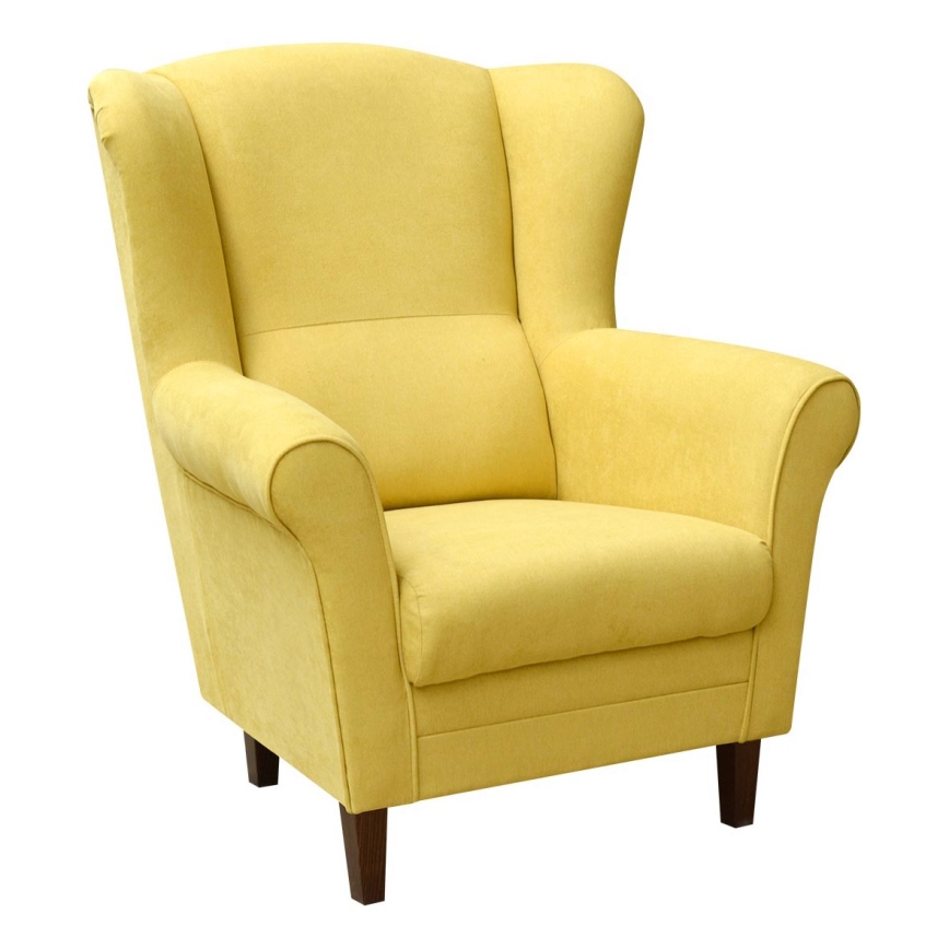 GALA Wingback Armchair, Yellow