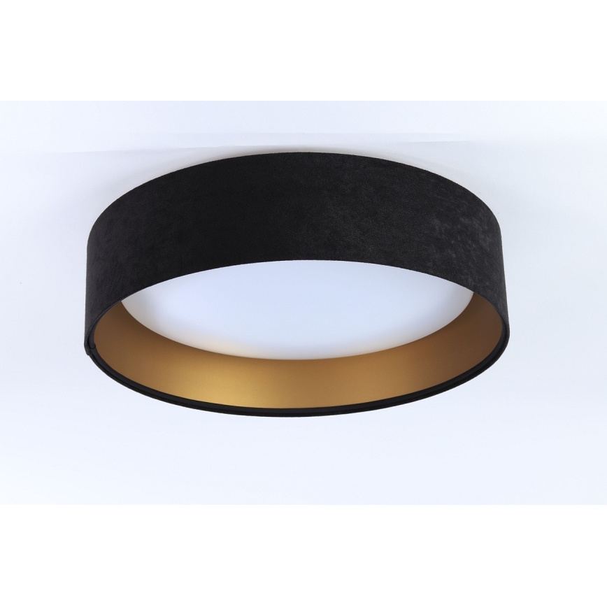 GALAXY LED Ceiling Light, 24W/230V, Ø 44 cm, Black/Gold