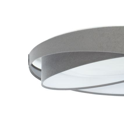 GALAXY MODERN LED Ceiling Light, 24W/230V, Ø 55 cm, gray/white