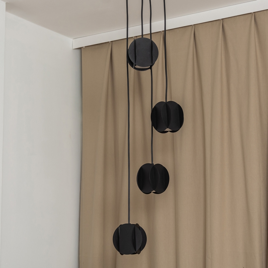 GAMBIT cable pendant light 4xGU10/10W/230V black