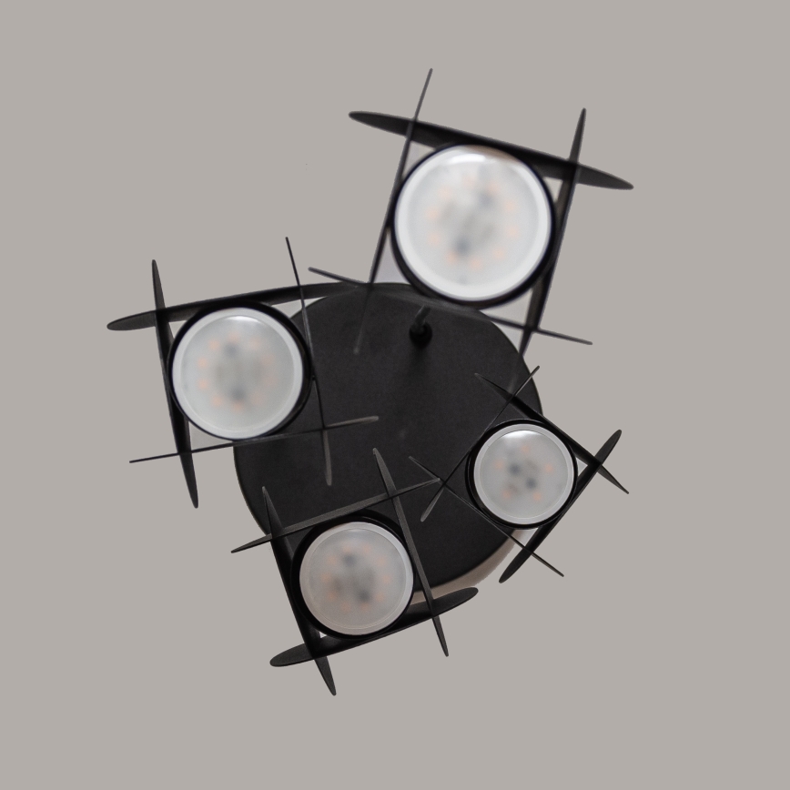 GAMBIT cable pendant light 4xGU10/10W/230V black