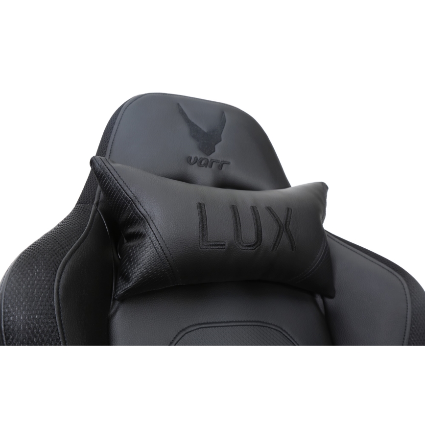 Gaming chair VARR Lux with LED RGB backlight + remote control black