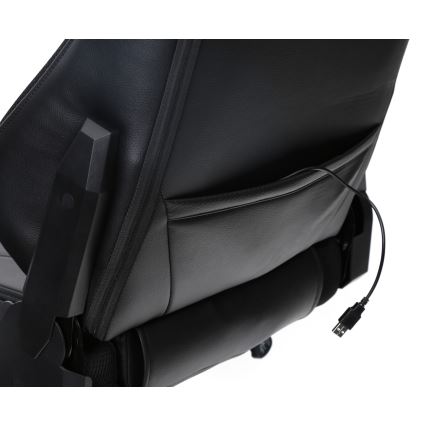 Gaming chair VARR Lux with LED RGB backlight + remote control black