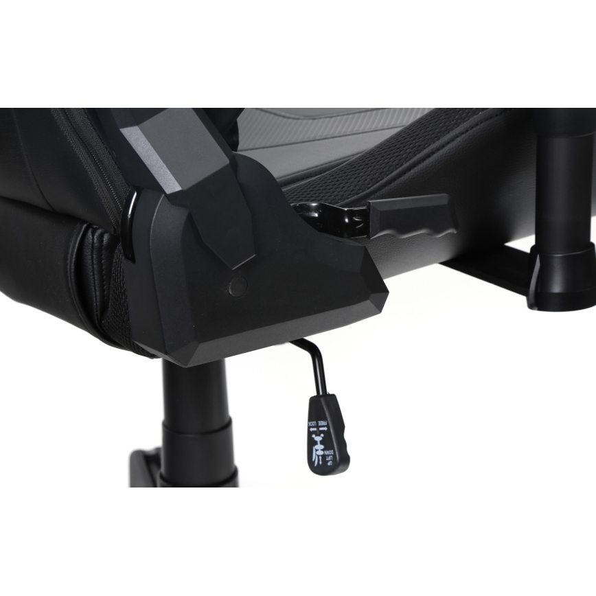 Gaming chair VARR Lux with LED RGB backlight + remote control black