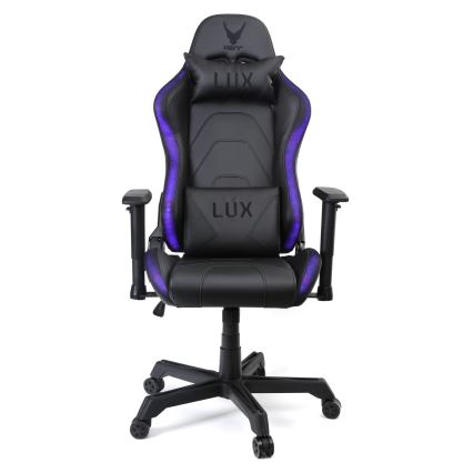 Gaming chair VARR Lux with LED RGB backlight + remote control black