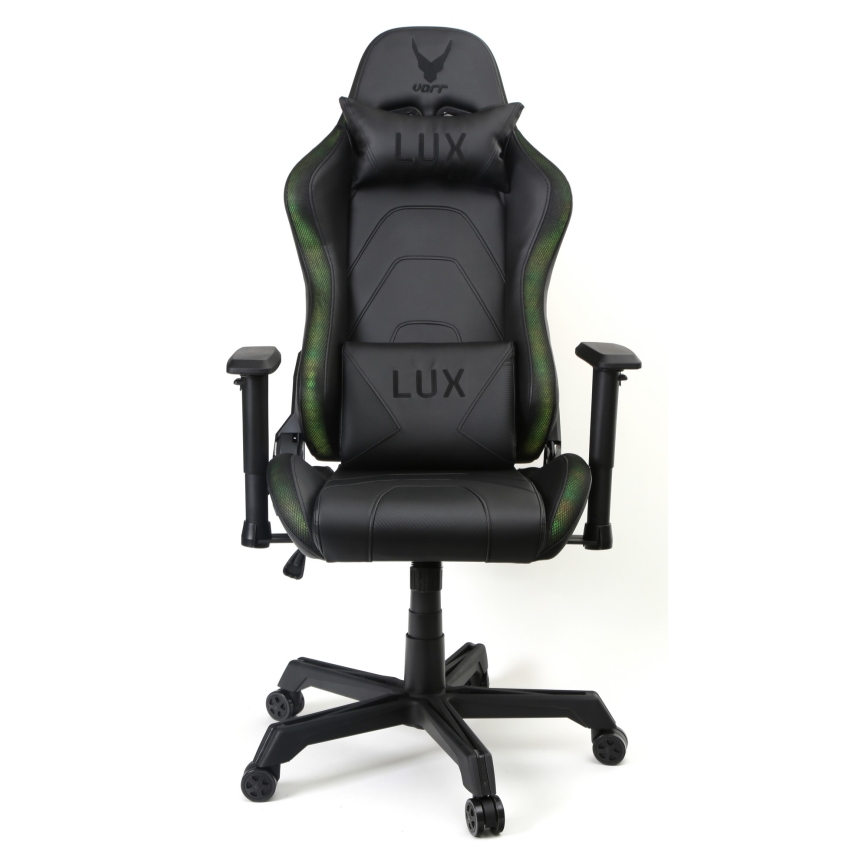 Gaming chair VARR Lux with LED RGB backlight + remote control black