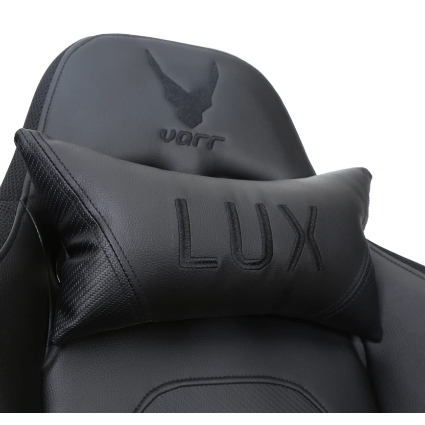 Gaming chair VARR Lux with LED RGB backlight + remote control black