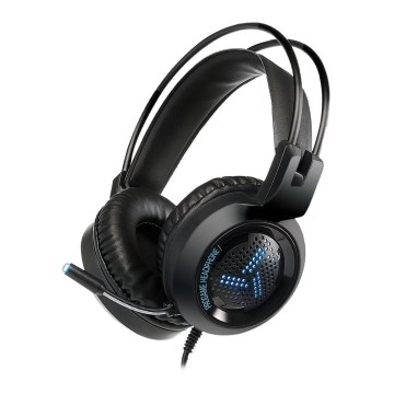 Gaming LED RGB headphones VARR with microphone 3.5