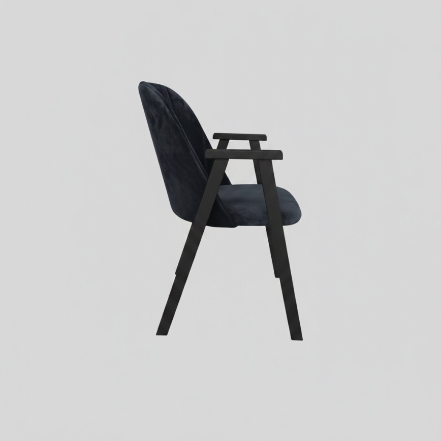 GARDA Dining Chair – Black/Anthracite
