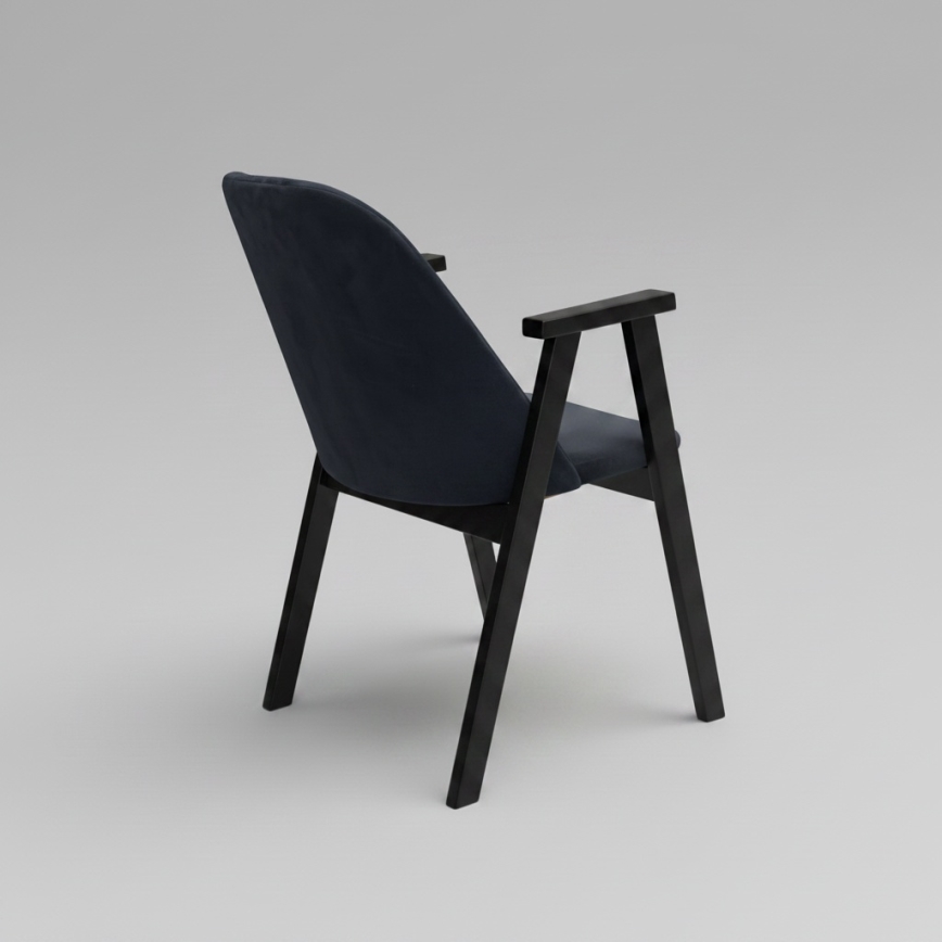 GARDA Dining Chair – Black/Anthracite