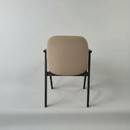 GARDA Dining Chair, Black/Beige