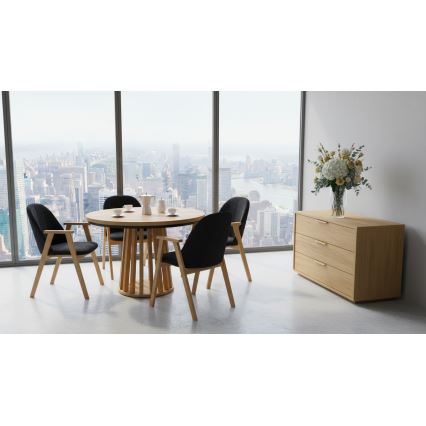 GARDA Dining Chair Oak/Anthracite