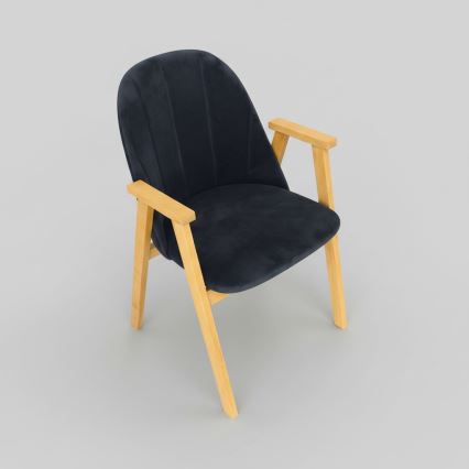 GARDA Dining Chair Oak/Anthracite
