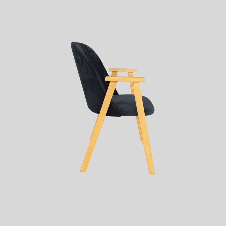 GARDA Dining Chair Oak/Anthracite