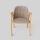 GARDA Dining Chair Oak/Beige