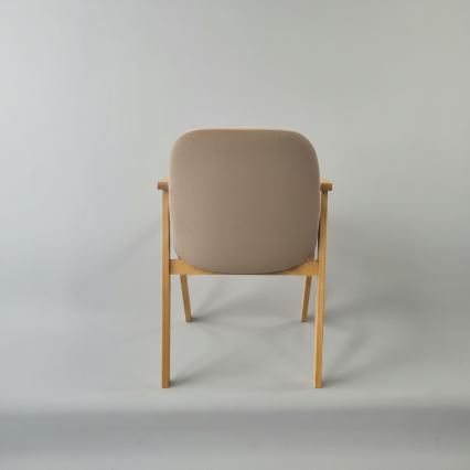 GARDA Dining Chair Oak/Beige