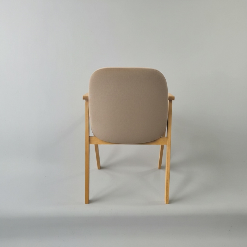 GARDA Dining Chair Oak/Beige