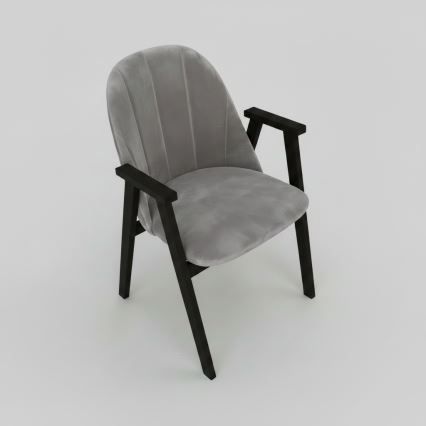GARDA Dining Chair — Black/Grey