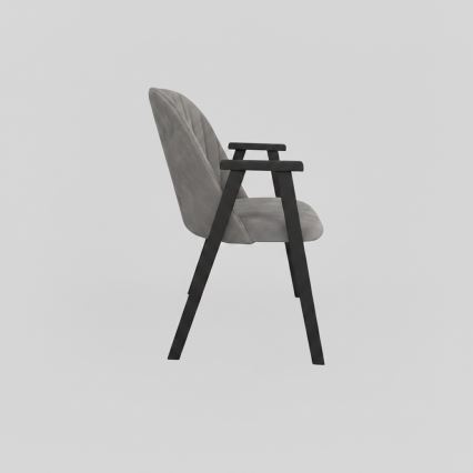 GARDA Dining Chair — Black/Grey