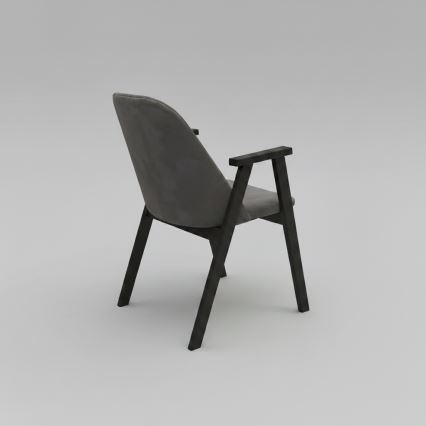 GARDA Dining Chair — Black/Grey