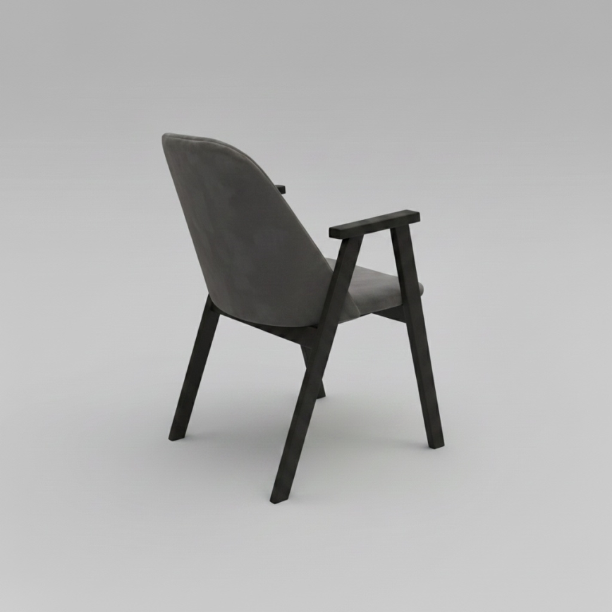 GARDA Dining Chair — Black/Grey
