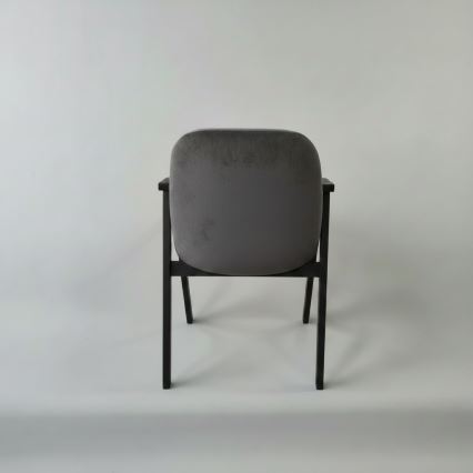 GARDA Dining Chair — Black/Grey