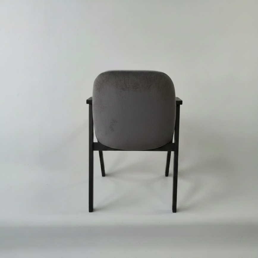 GARDA Dining Chair — Black/Grey