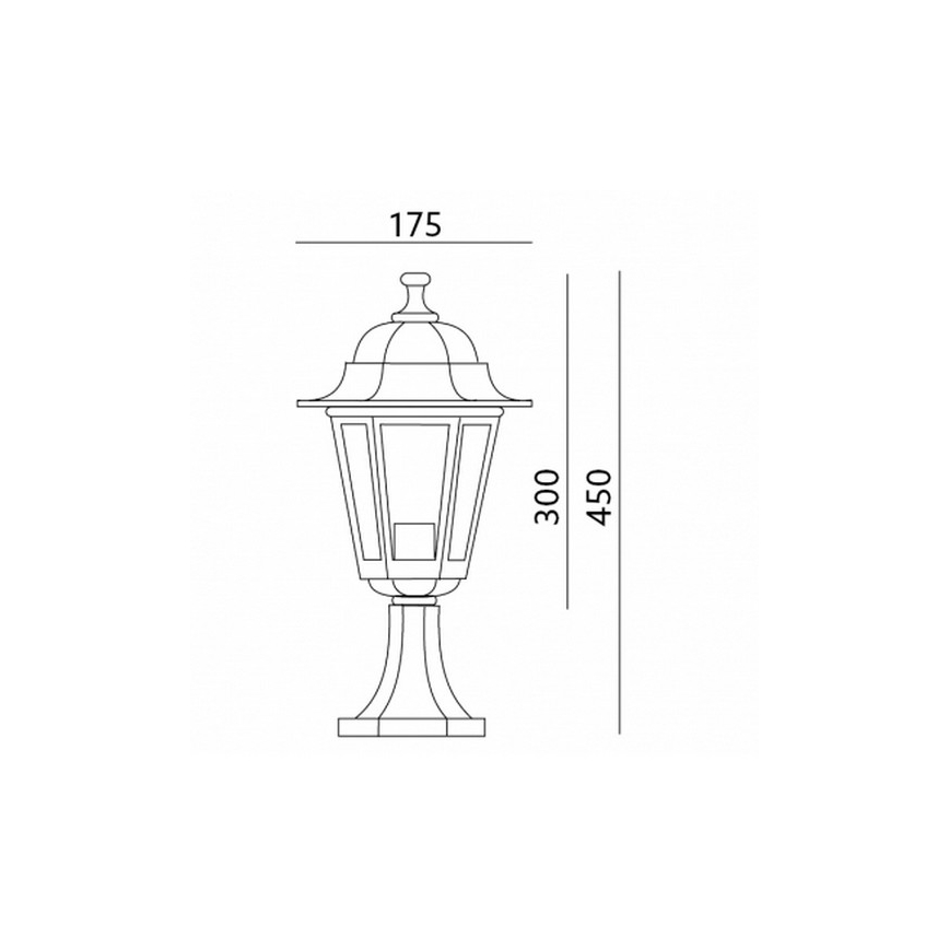 Garden lamp 1xE27/60W/230V IP44