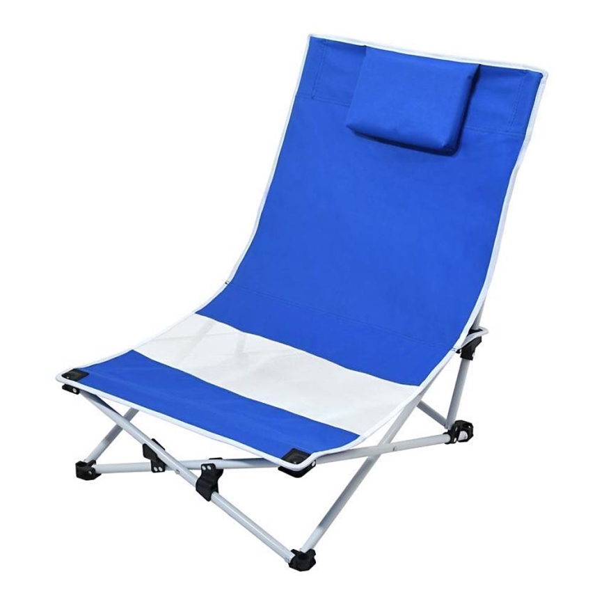 Garden lounger blue