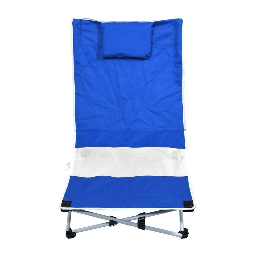 Garden lounger blue