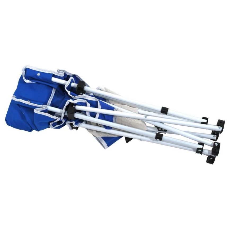 Garden lounger blue