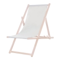 Garden lounger grey/beech