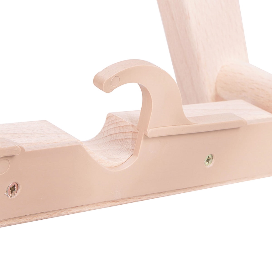 Garden lounger grey/beech