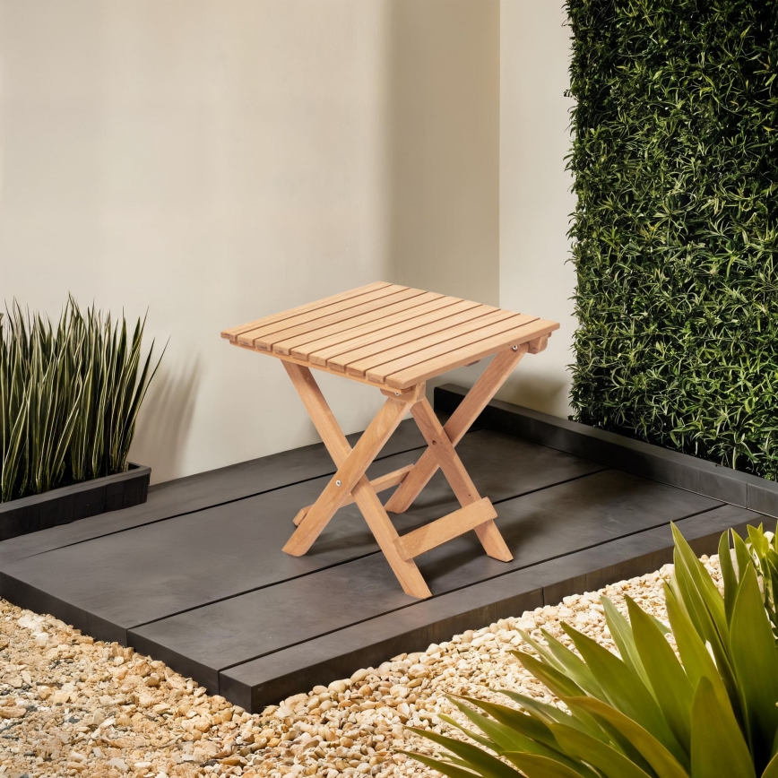 Garden table 40x40 cm beech