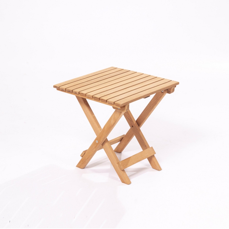 Garden table 40x40 cm beech