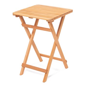 Garden table 60x60 cm beech