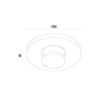 Gardino LX1421 - Outdoor LED ceiling light TULIPANI LED/18W/230V IP54