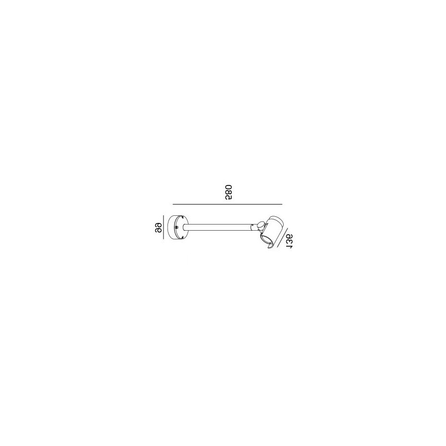 Gardino LX1674 - LED Outdoor wall spotlight ROSE LED/15W/230V IP65