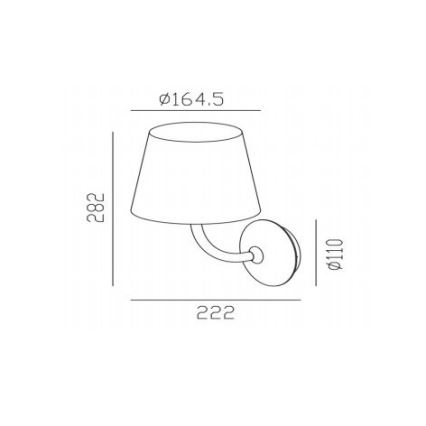 Gardino LX1791 - LED Outdoor wall lamp VIOLA LED/7W/230V IP65