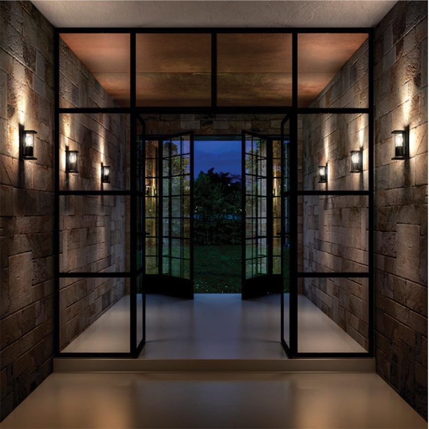 Gardino LX6051 - LED Solar wall light DANTELION LED/2,2W/3,7V IP54