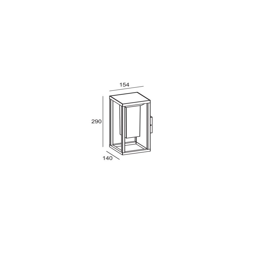 Gardino LX6051 - LED Solar wall light DANTELION LED/2,2W/3,7V IP54