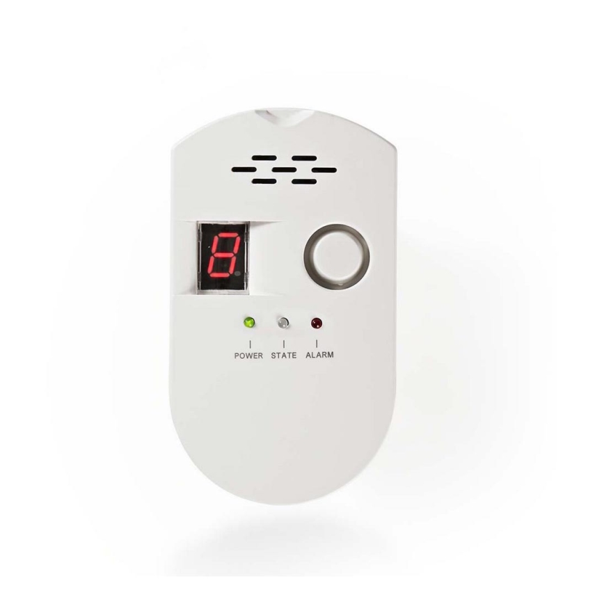 Gas detector - LPG, natural gas, coal gas 230V / 85dB