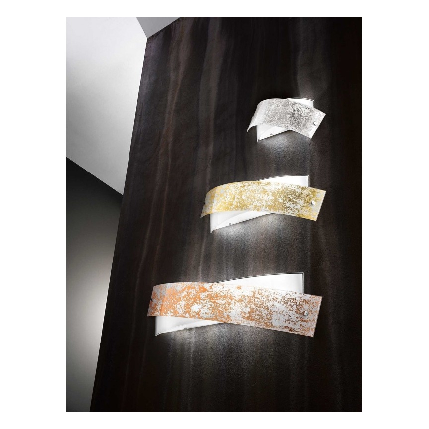 Gea Luce CAMILLA A M arg - Wall light CAMILLA 4xE14/28W/230V 54 cm silver