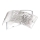 Gea Luce CAMILLA A P arg - Wall light CAMILLA 2xE14/28W/230V 34 cm silver