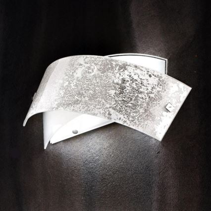 Gea Luce CAMILLA A P arg - Wall light CAMILLA 2xE14/28W/230V 34 cm silver