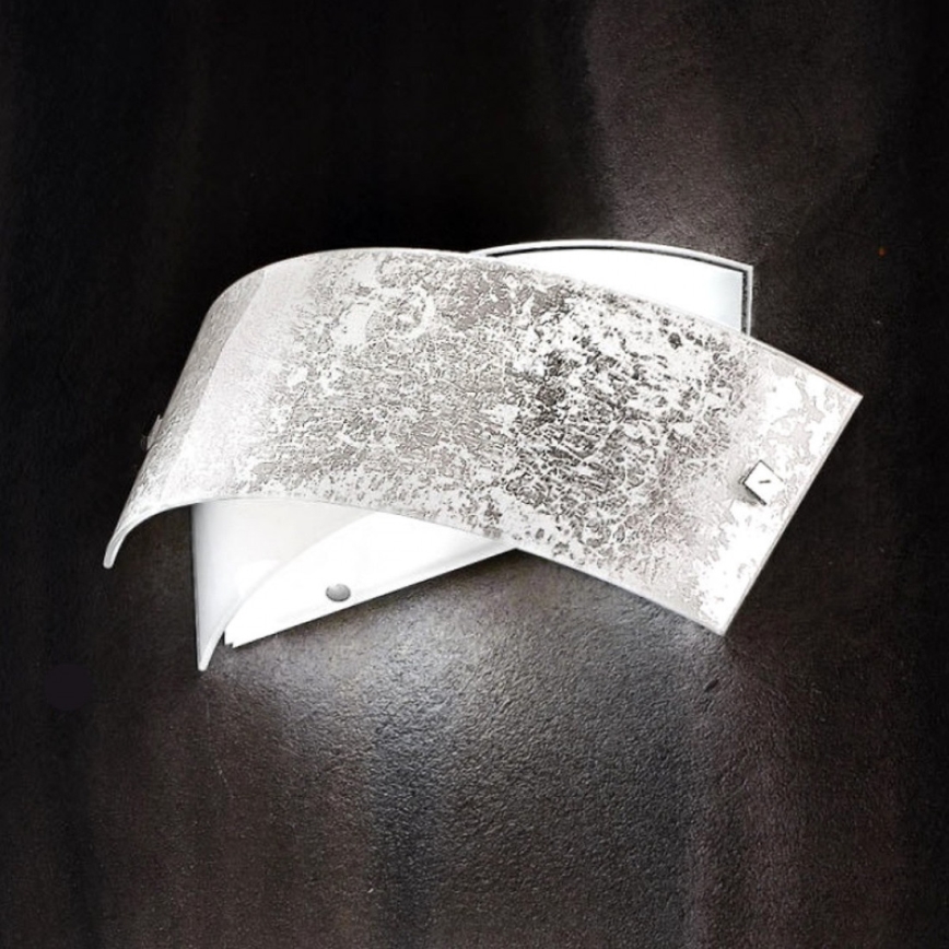 Gea Luce CAMILLA A P arg - Wall light CAMILLA 2xE14/28W/230V 34 cm silver